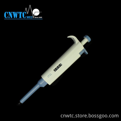 Adjustable Micropipette for Laboratory Use: 100ul to 1000ul Volume Range